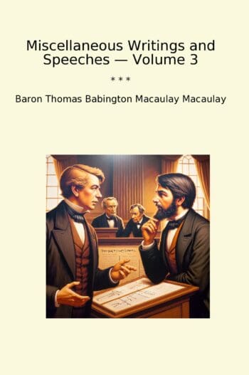 Miscellaneous Writings and Speeches — Volume 3