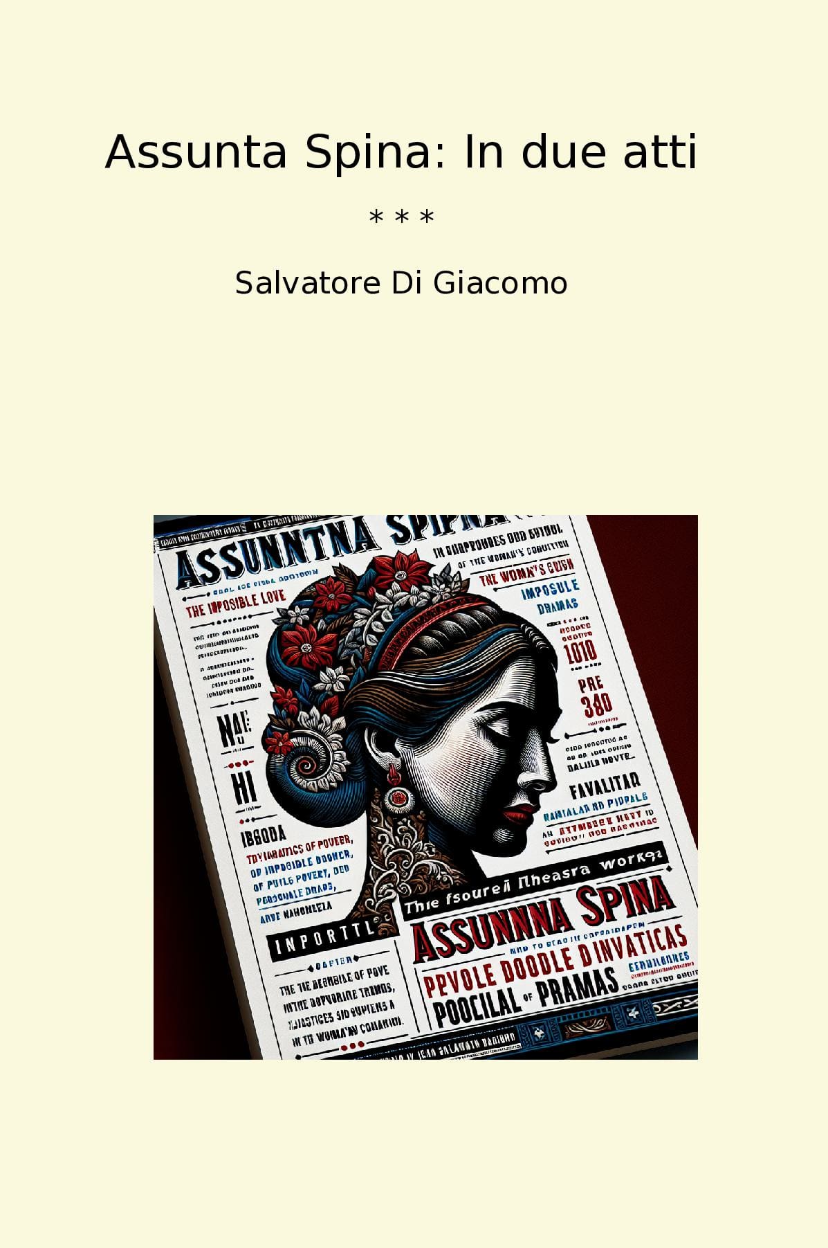 Assunta Spina: In due atti