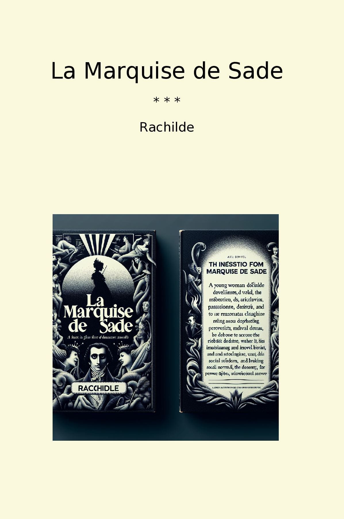 La Marquise de Sade