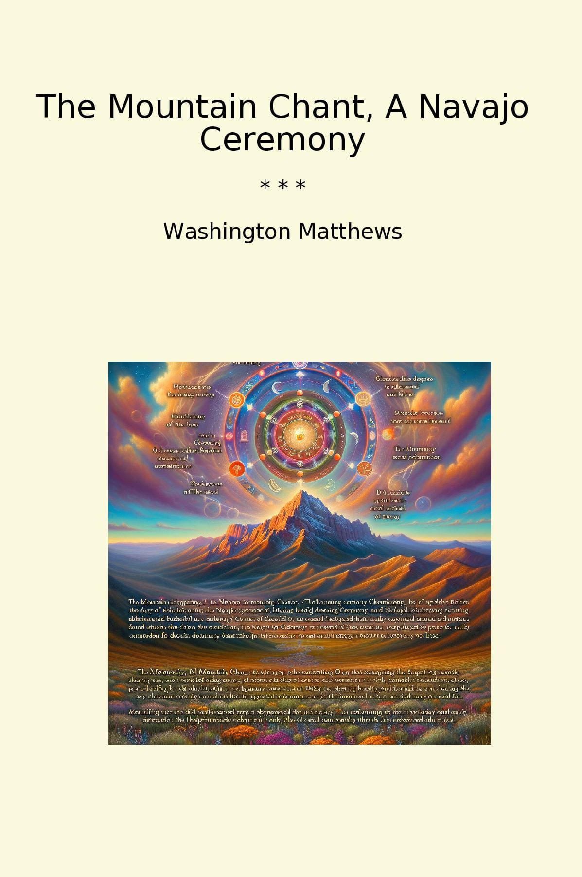 The Mountain Chant, A Navajo Ceremony
