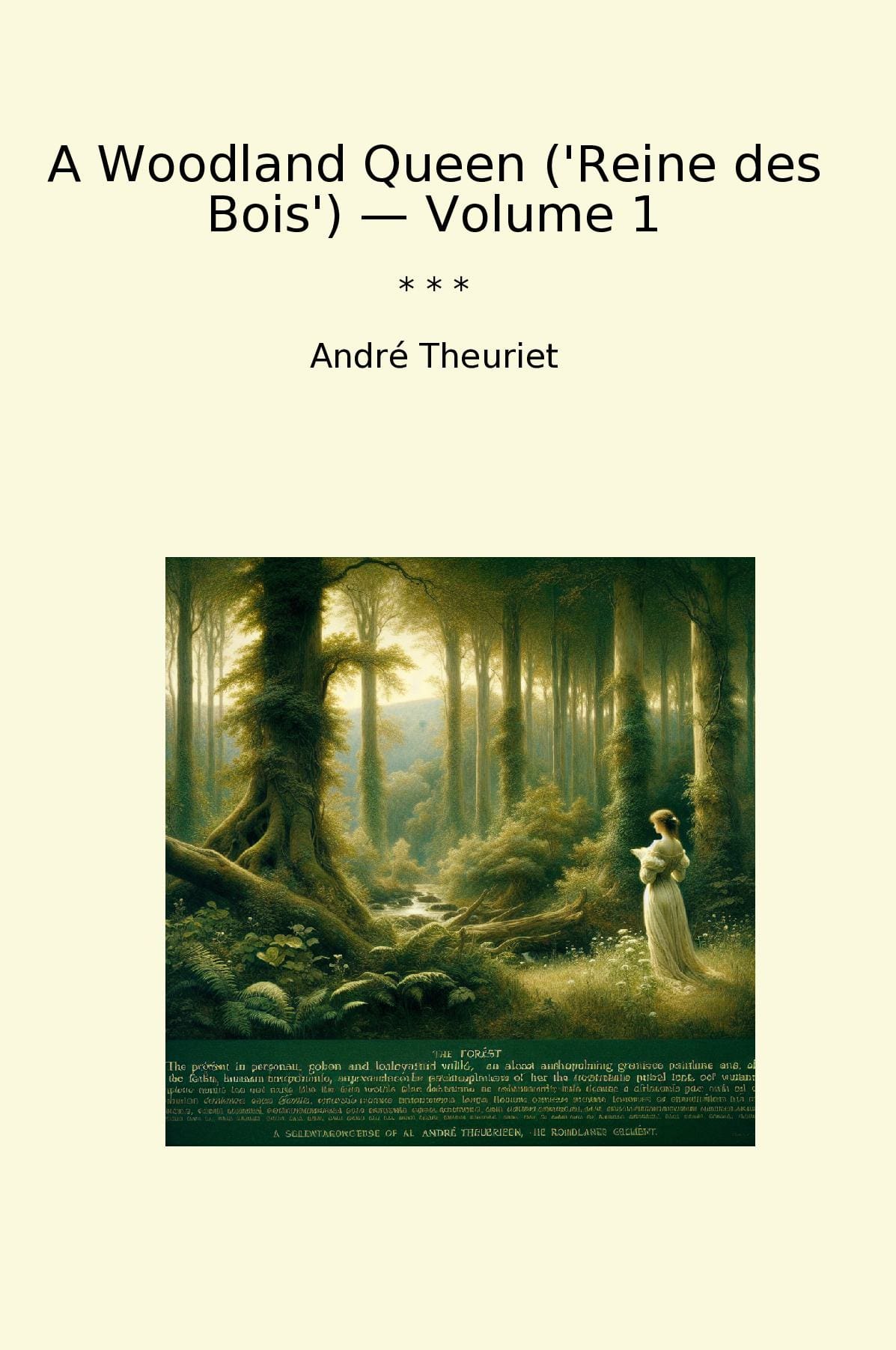 A Woodland Queen ('Reine des Bois') — Volume 1