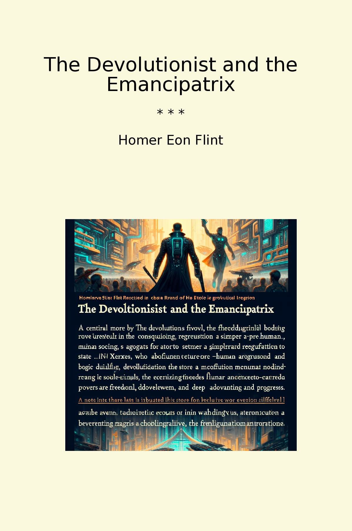 The Devolutionist and the Emancipatrix