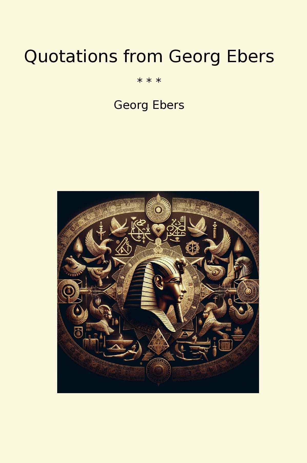 Quotations from Georg Ebers