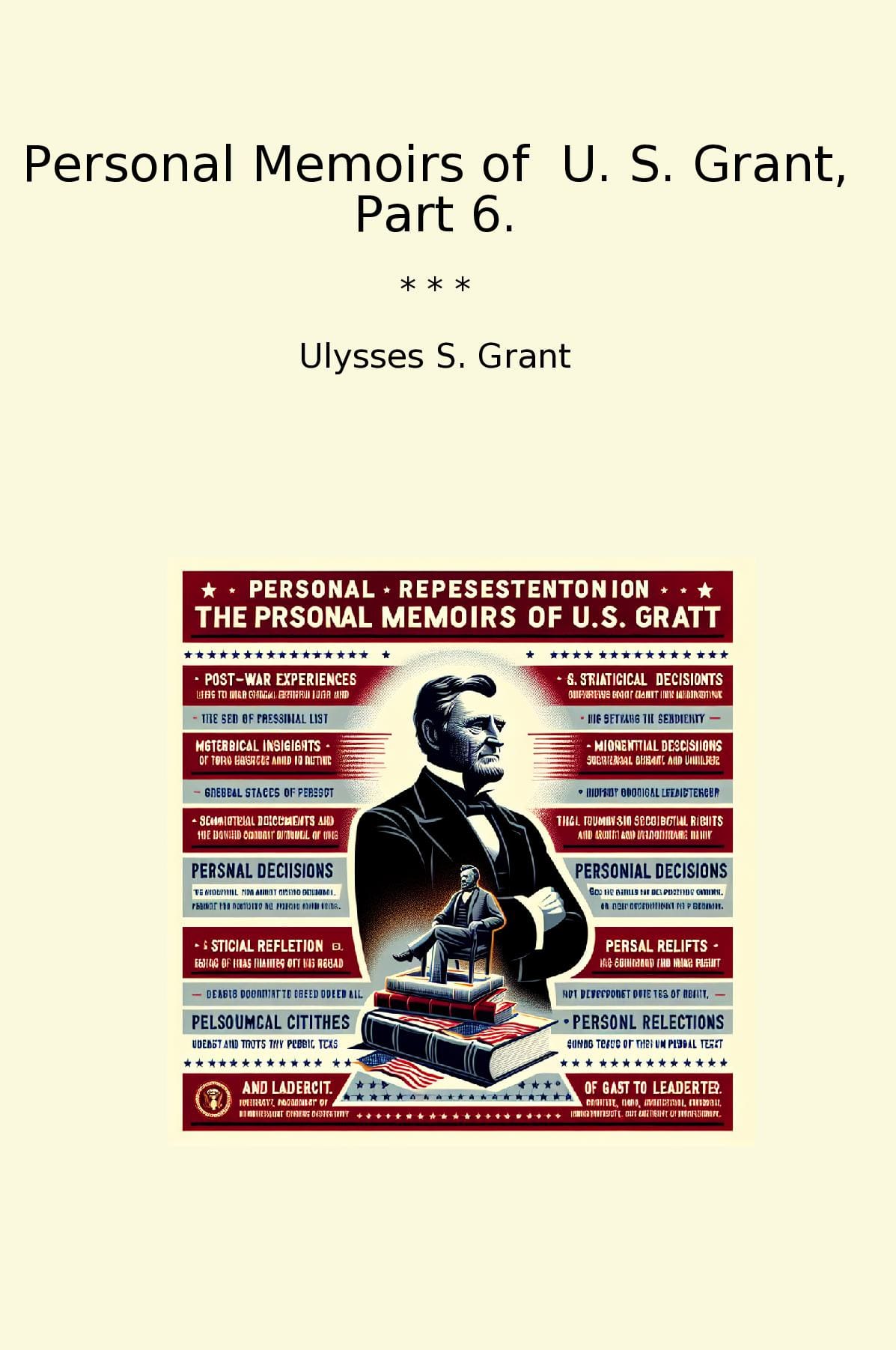 Personal Memoirs of U. S. Grant, Part 6.