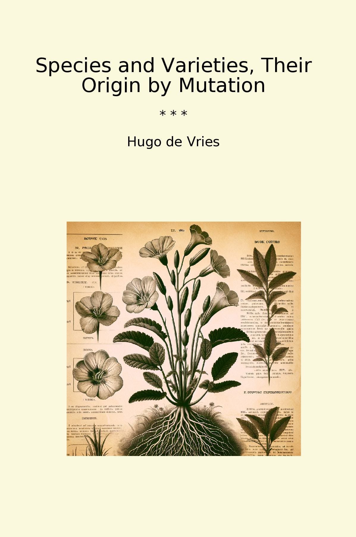 Species and Varieties, Their Origin by Mutation