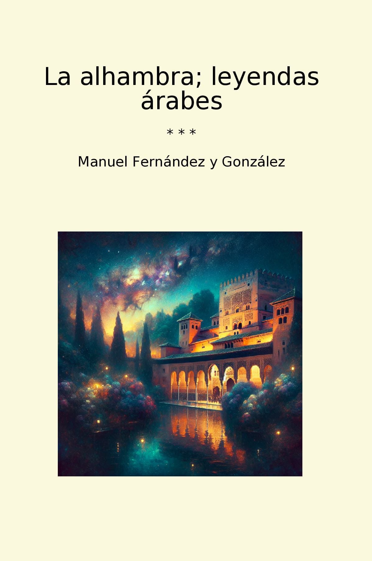La alhambra; leyendas árabes