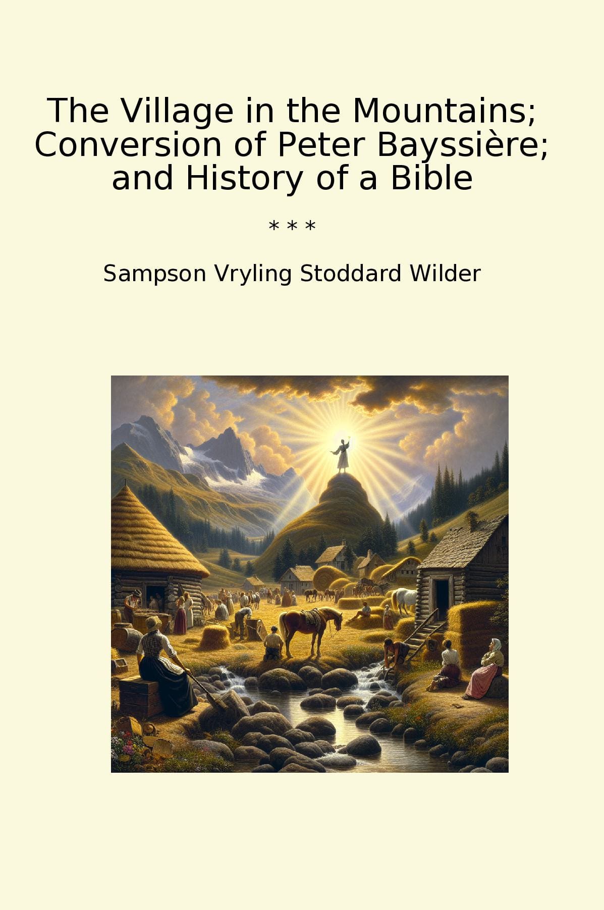 The Village in the Mountains; Conversion of Peter Bayssière; and History of a Bible