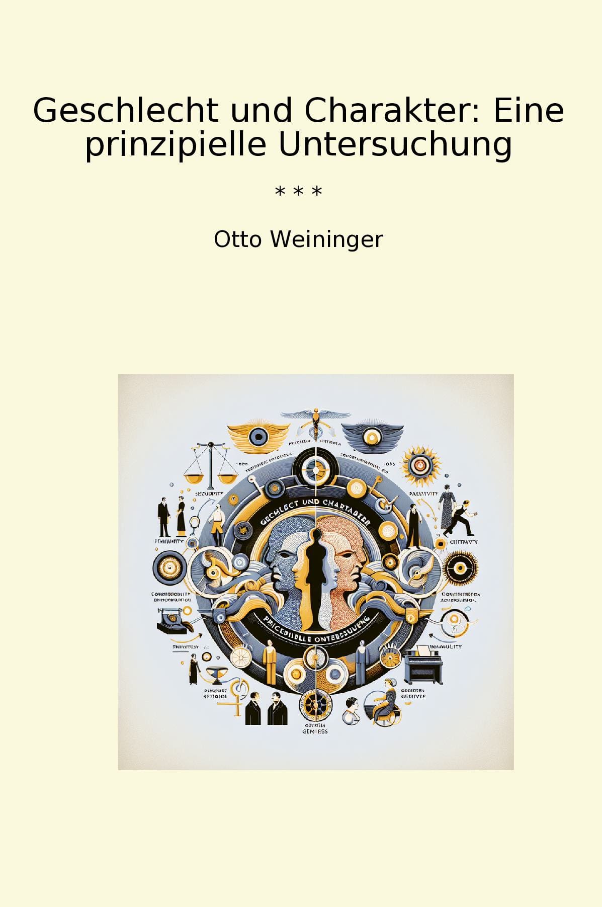 Geschlecht und Charakter: Eine prinzipielle Untersuchung