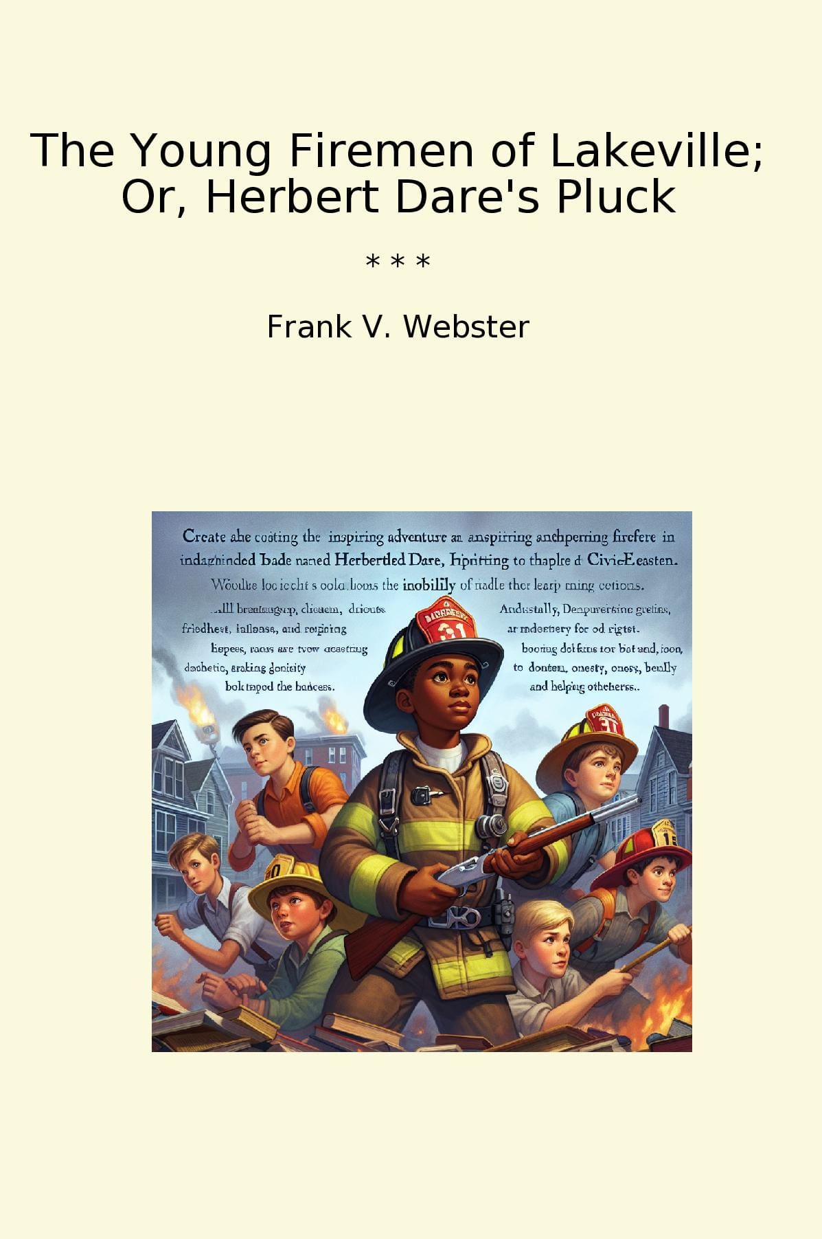 The Young Firemen of Lakeville; Or, Herbert Dare's Pluck