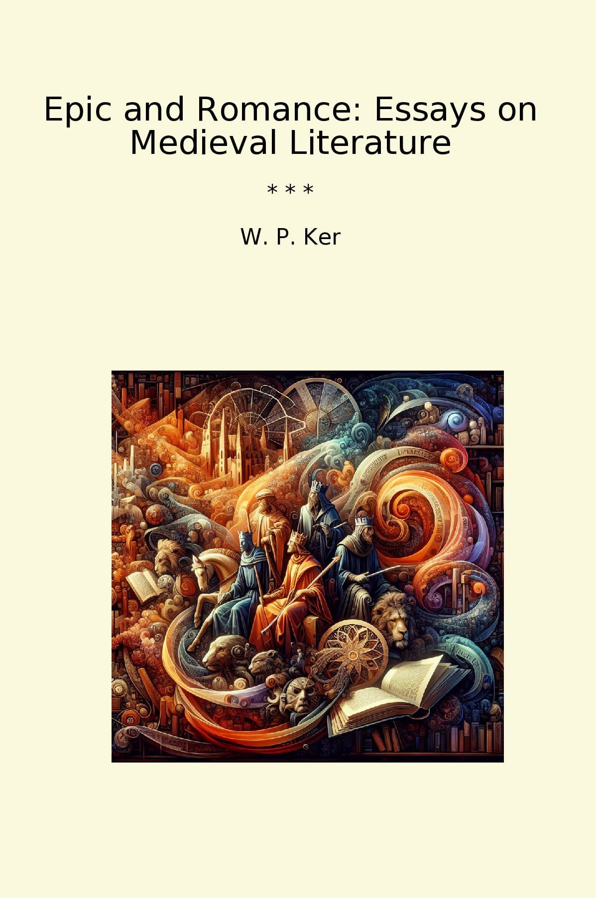 Epic and Romance: Essays on Medieval Literature