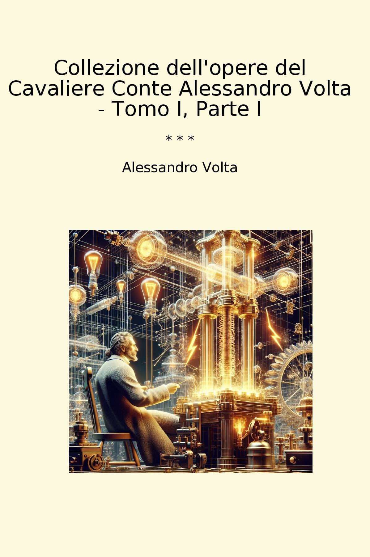 Collezione dell'opere del Cavaliere Conte Alessandro Volta - Tomo I, Parte I