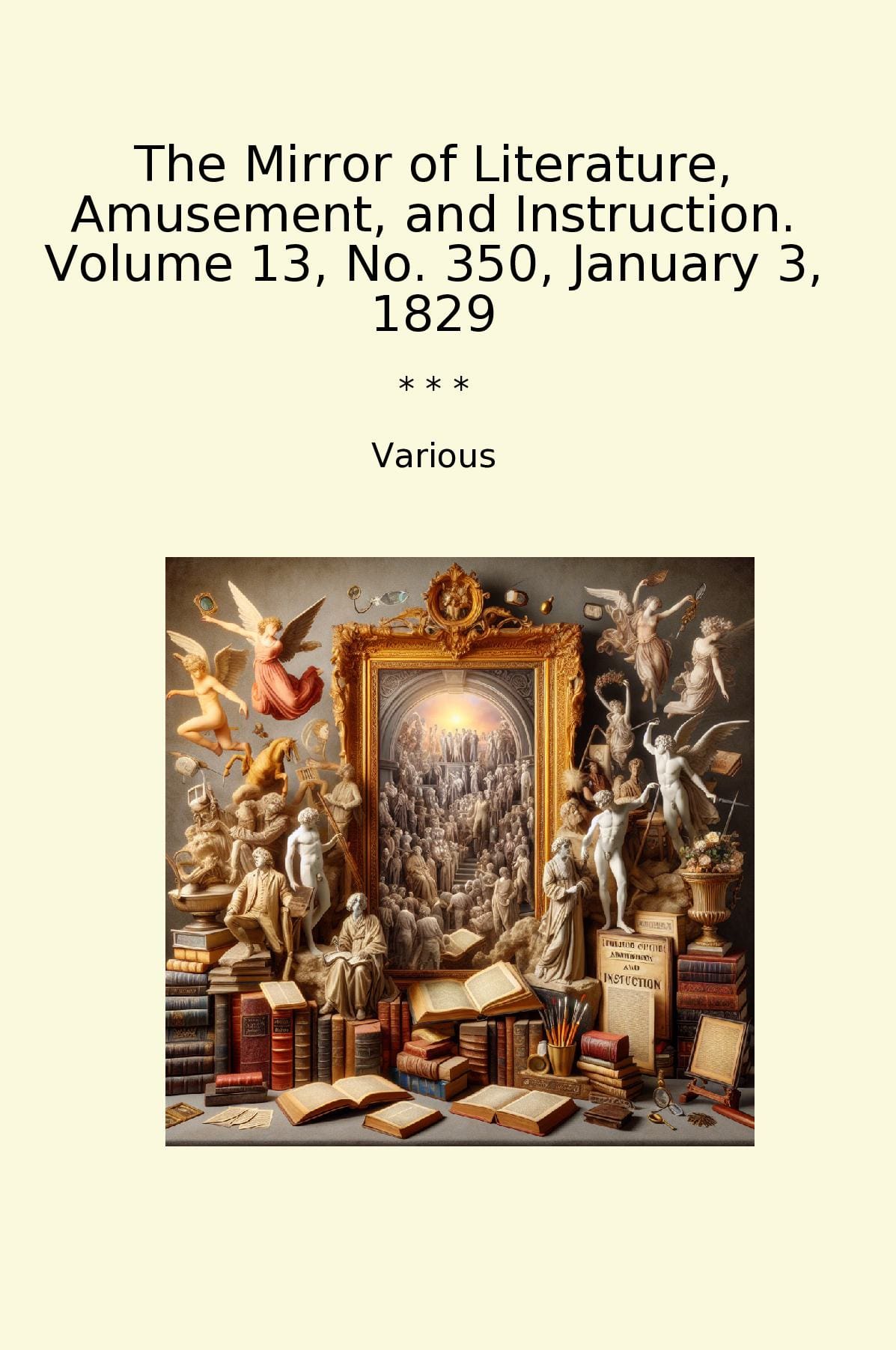 The Mirror of Literature, Amusement, and Instruction. Volume 13, No. 350, January 3, 1829