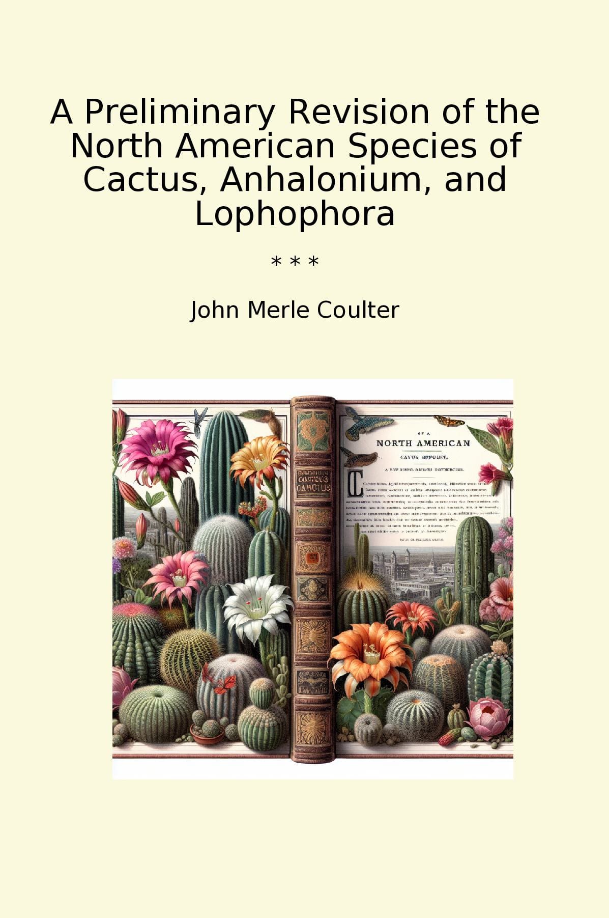 A Preliminary Revision of the North American Species of Cactus, Anhalonium, and Lophophora