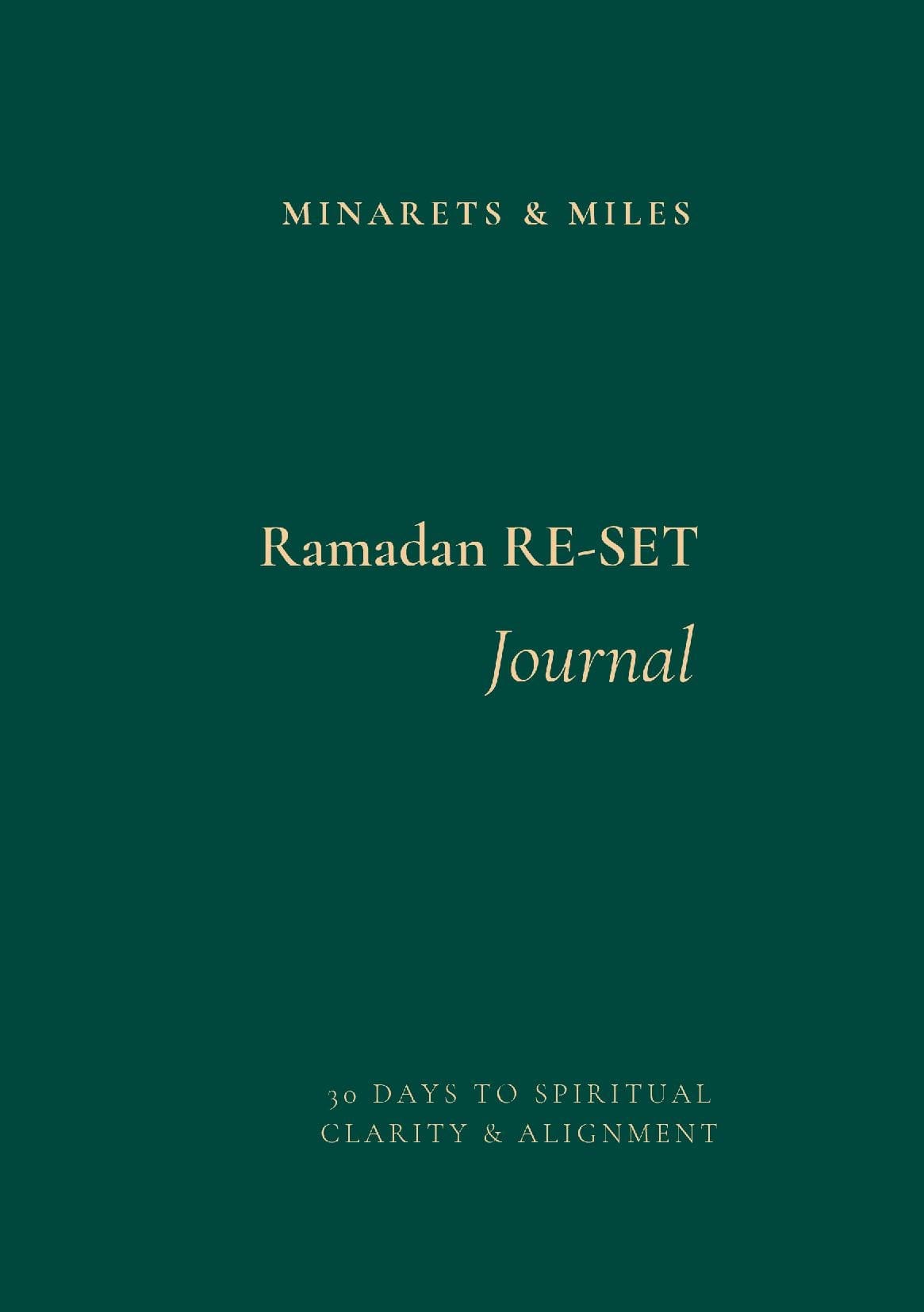 Ramadan RE-SET Journal