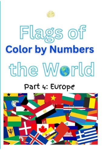 Flags of the World Color By numbers Part 4 Europe
