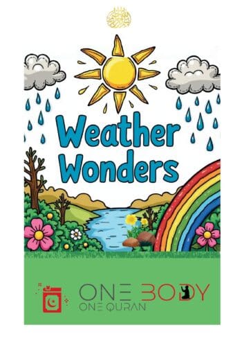 Weather Wonders: A Muslim & Arabic-English Bilingual Coloring Adventure