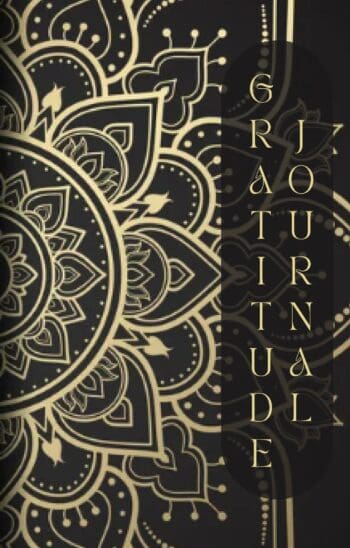 Black & Gold Lotus - Daily Gratitude Journal