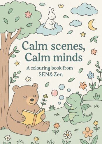 Calm Scenes, Calm Minds - A Colouring Book By SEN&Zen