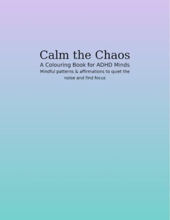Calm the Mind - Adult Colouring book