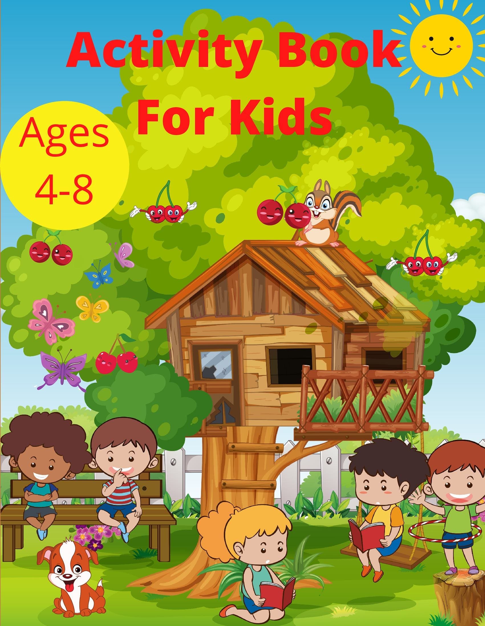 Activity Book for Kids Ages 4-8