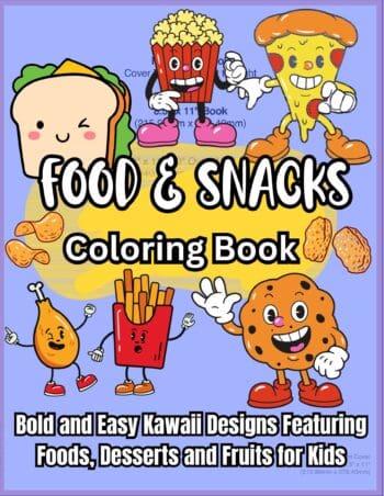 Food & Snacks Coloring Book