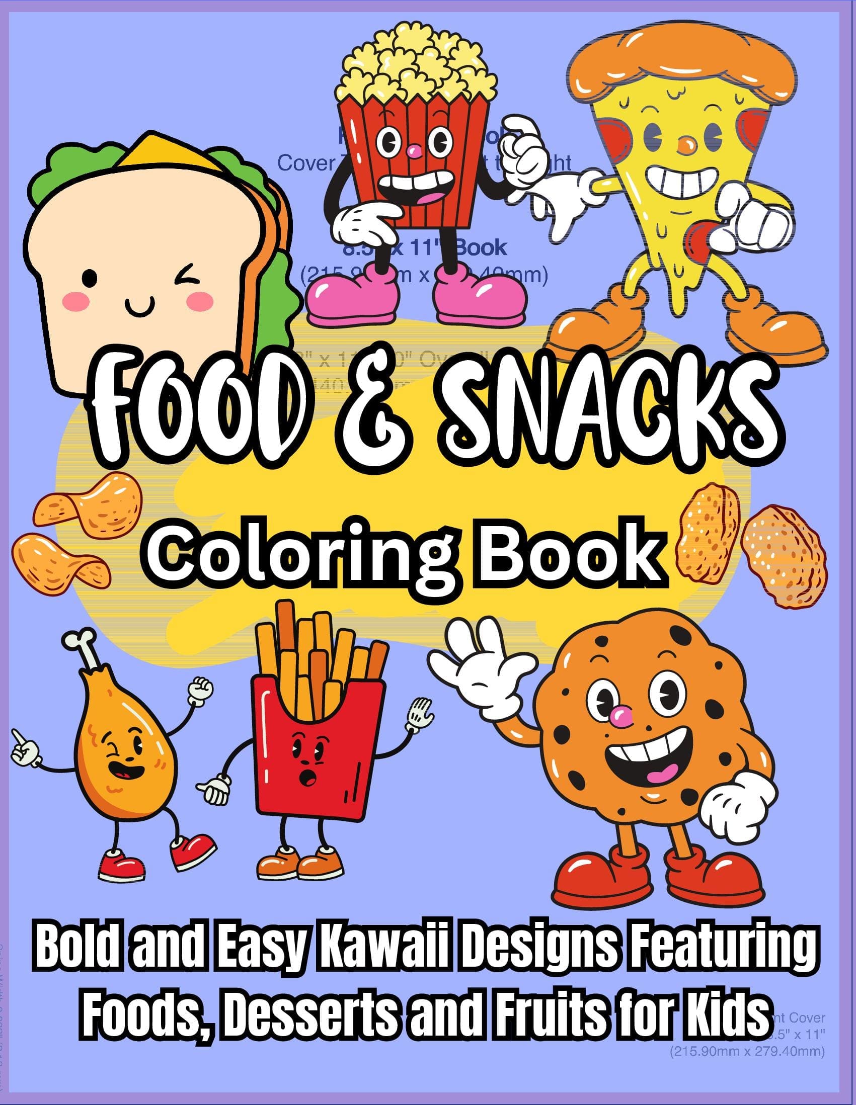 Food & Snacks Coloring Book