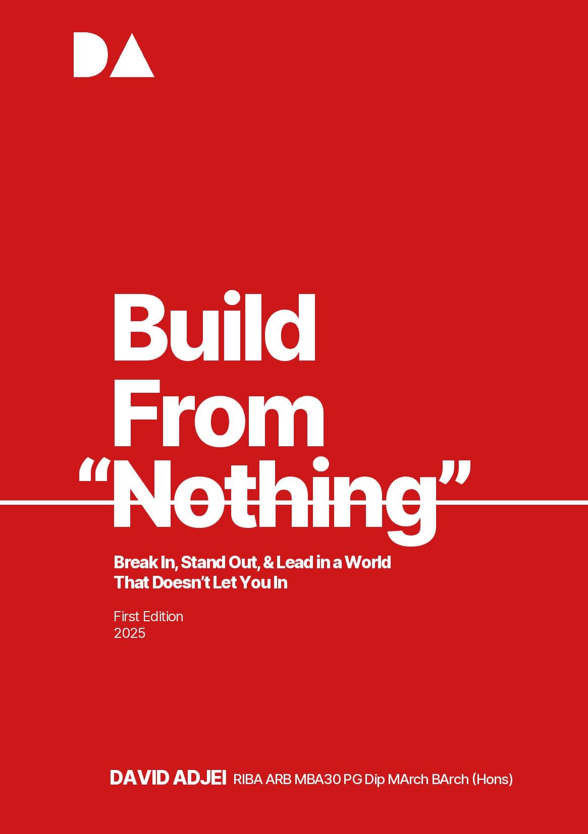 Build From Nothing - First Edition