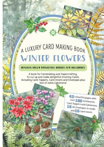 Winter Flowers : A Luxury Card Making Book