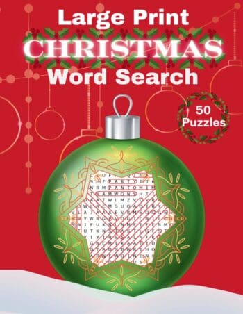 Large Print Christmas Word Search