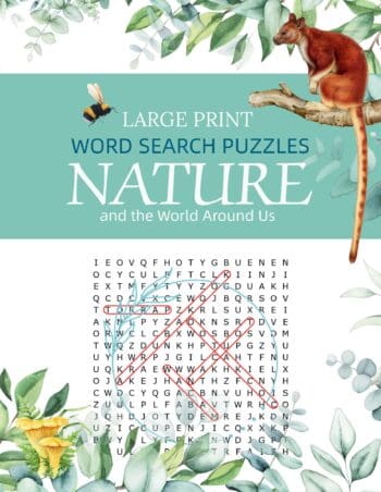 Large Print Word Search Puzzles - Nature and the World Around Us
