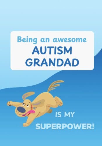 Awesome Autism Grandad Notebook