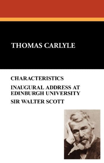 Characteristics, Inaugural Address, and Sir Walter Scott
