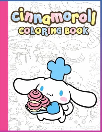 Cinnamoroll Coloring Book: High quality Beautiful Designs, Great Gifts For Kids, Toddlers