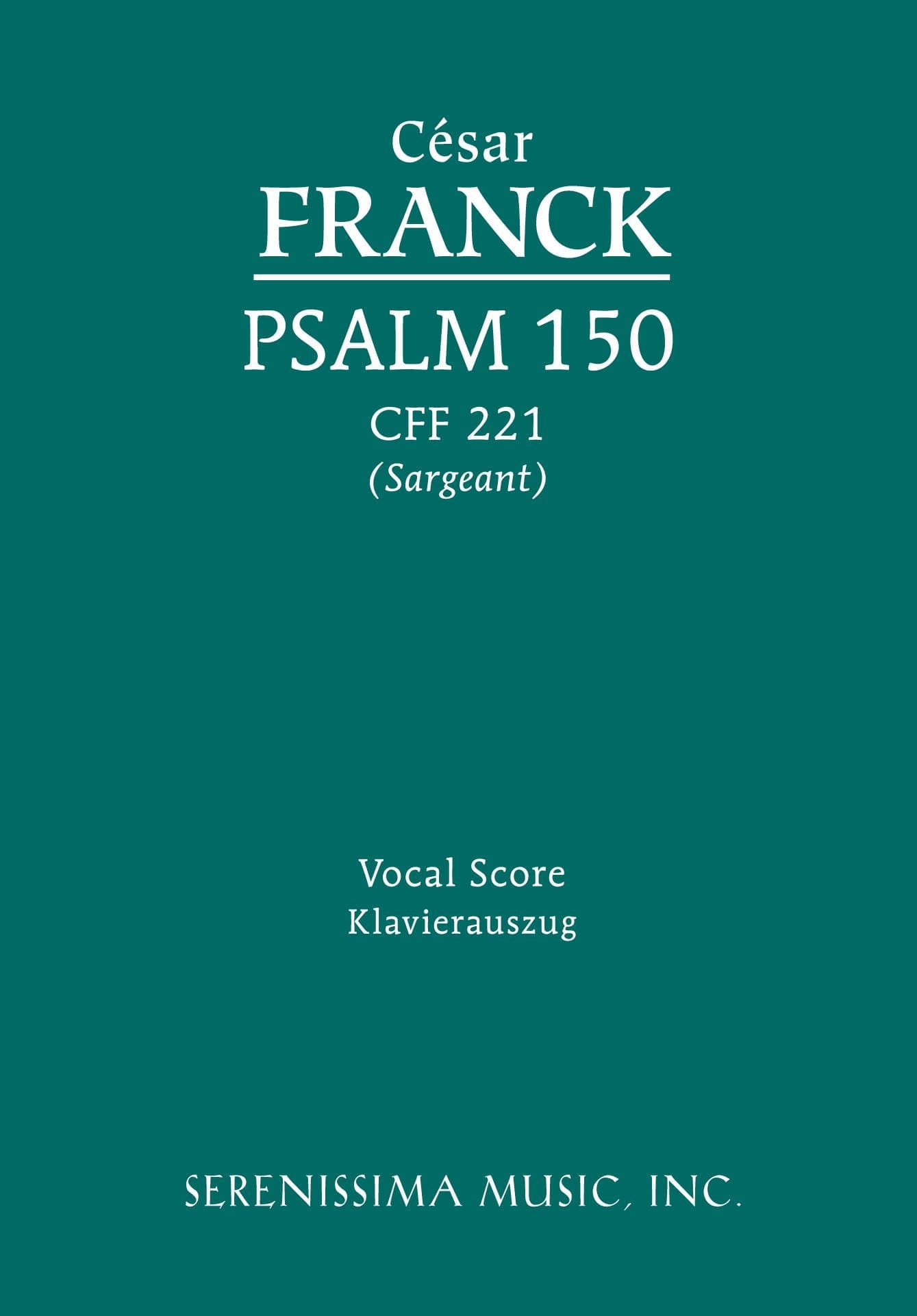 Psalm 150, CFF 221 (Sargeant)