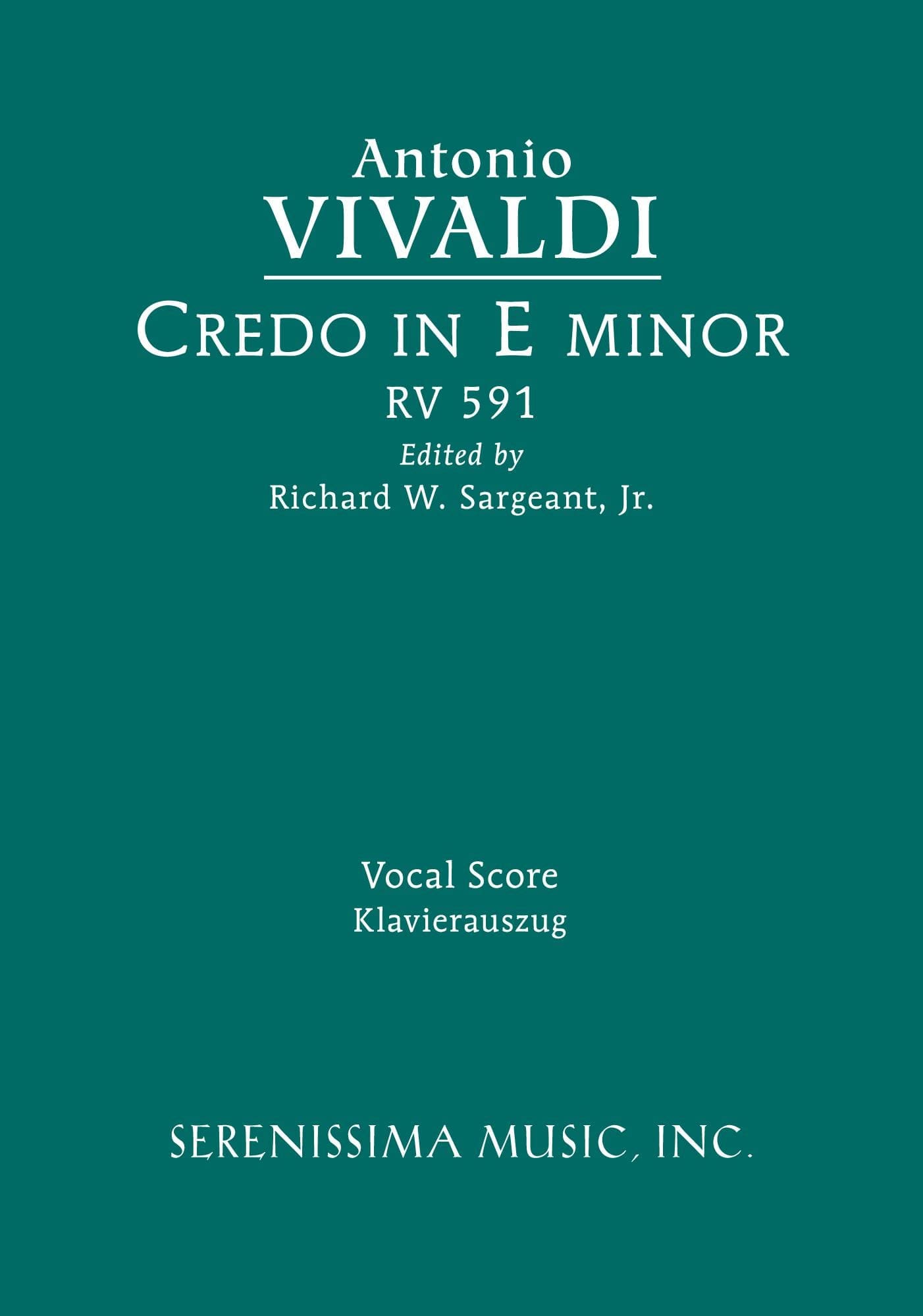 Credo in E minor, RV 591 (Sargeant)