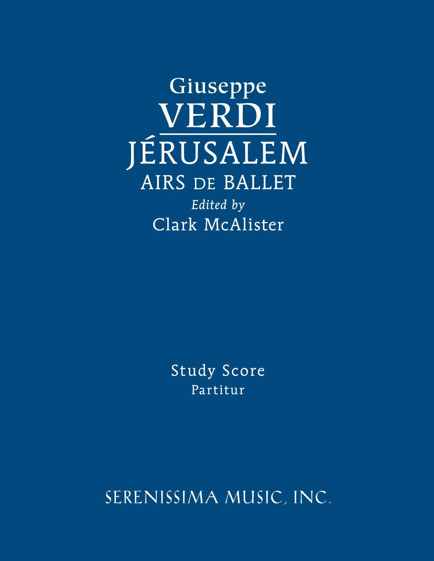 Jerusalem, Airs de Ballet (McAlister)