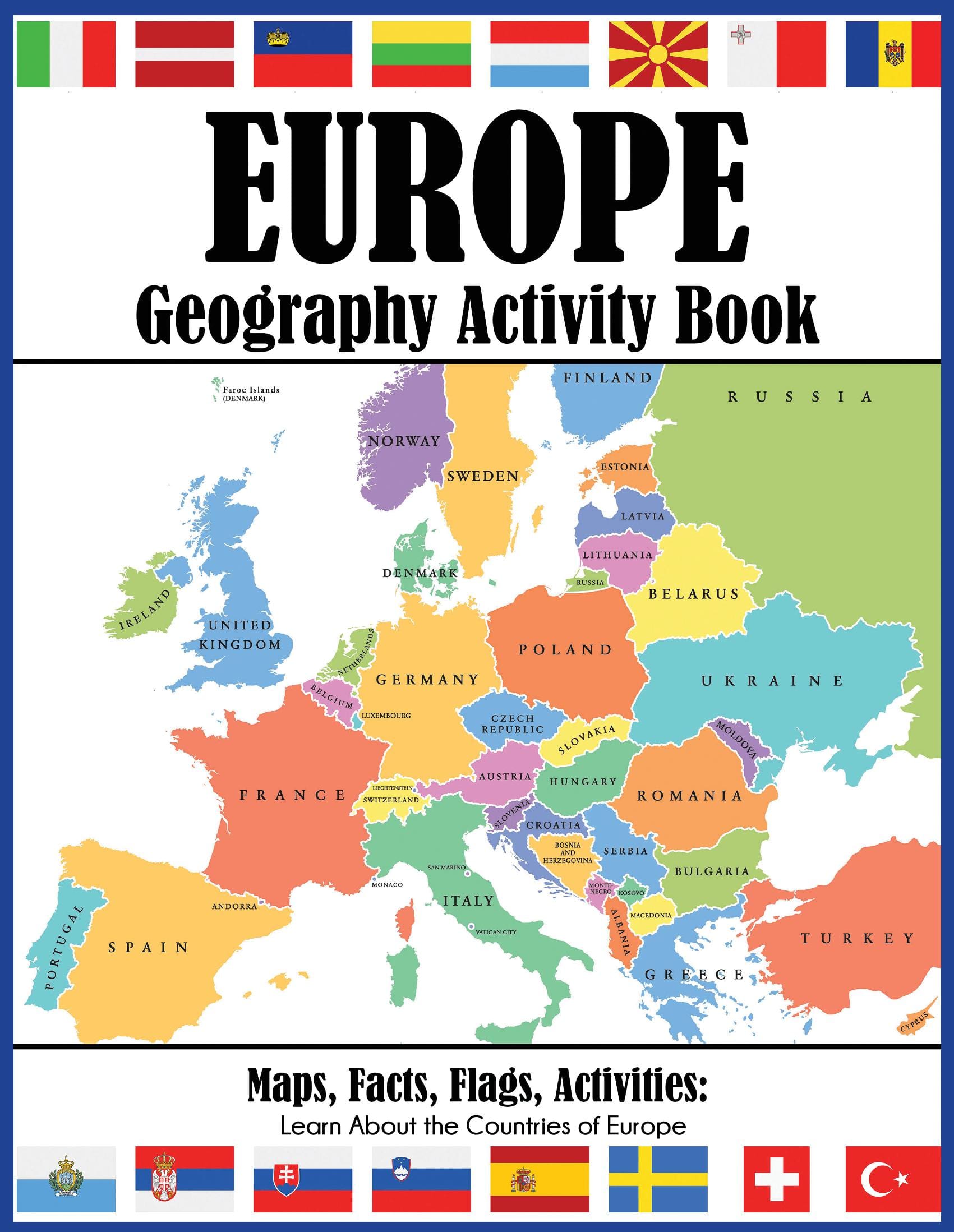 Europe Geography Activity Book