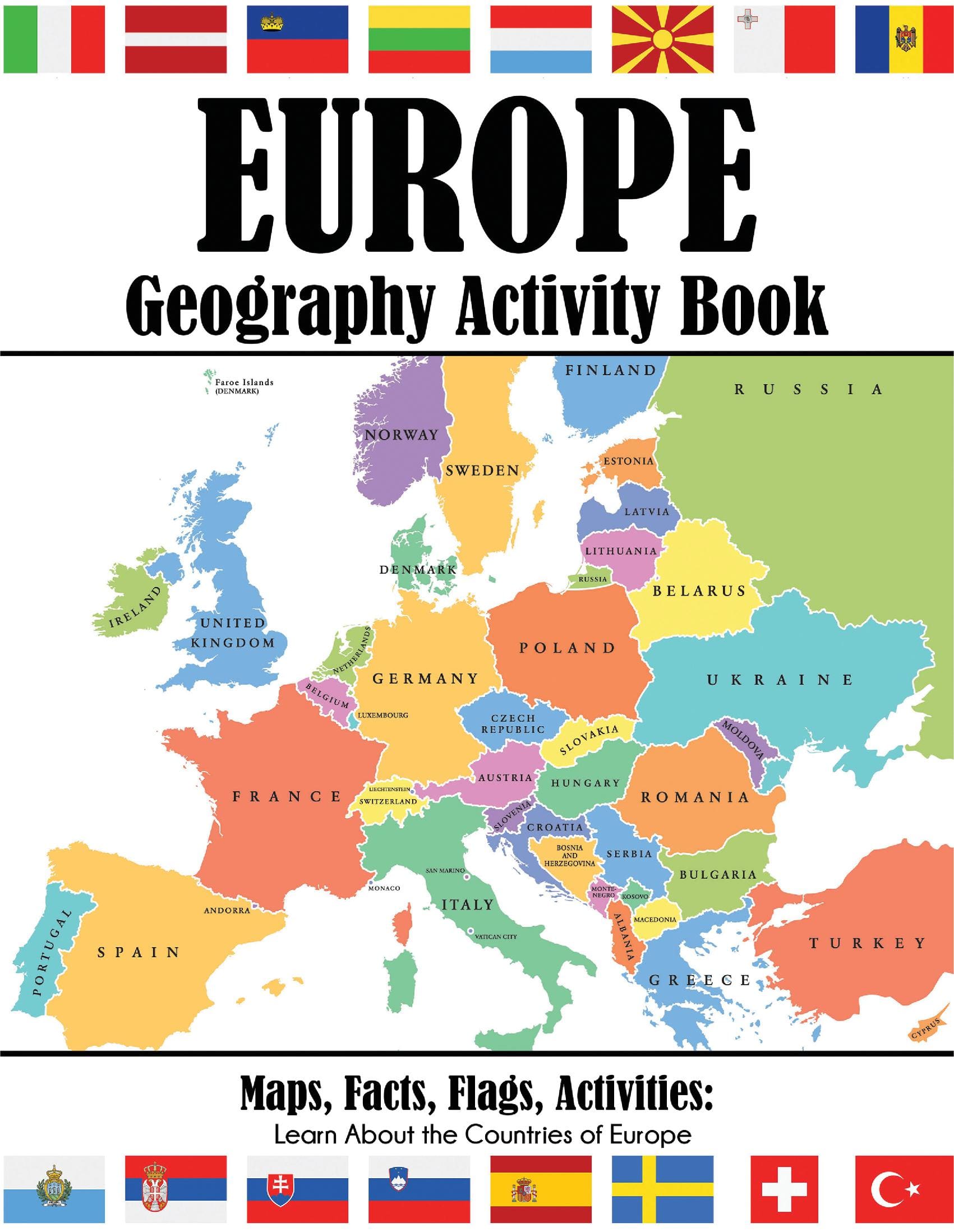 Europe Geography Activity Book