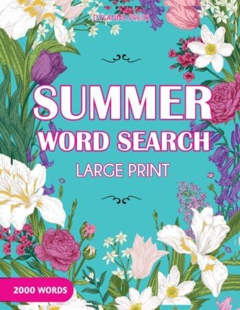 Summer Word Search Large Print