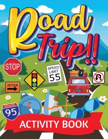Road Trip Activity Book: Travel Games and Puzzles for Kids 6-12