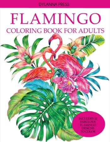 Flamingo Coloring Book for Adults