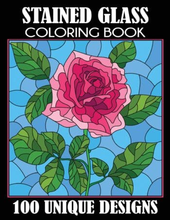 Stained Glass Coloring Book