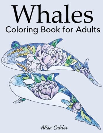 Whale Coloring Book for Adults