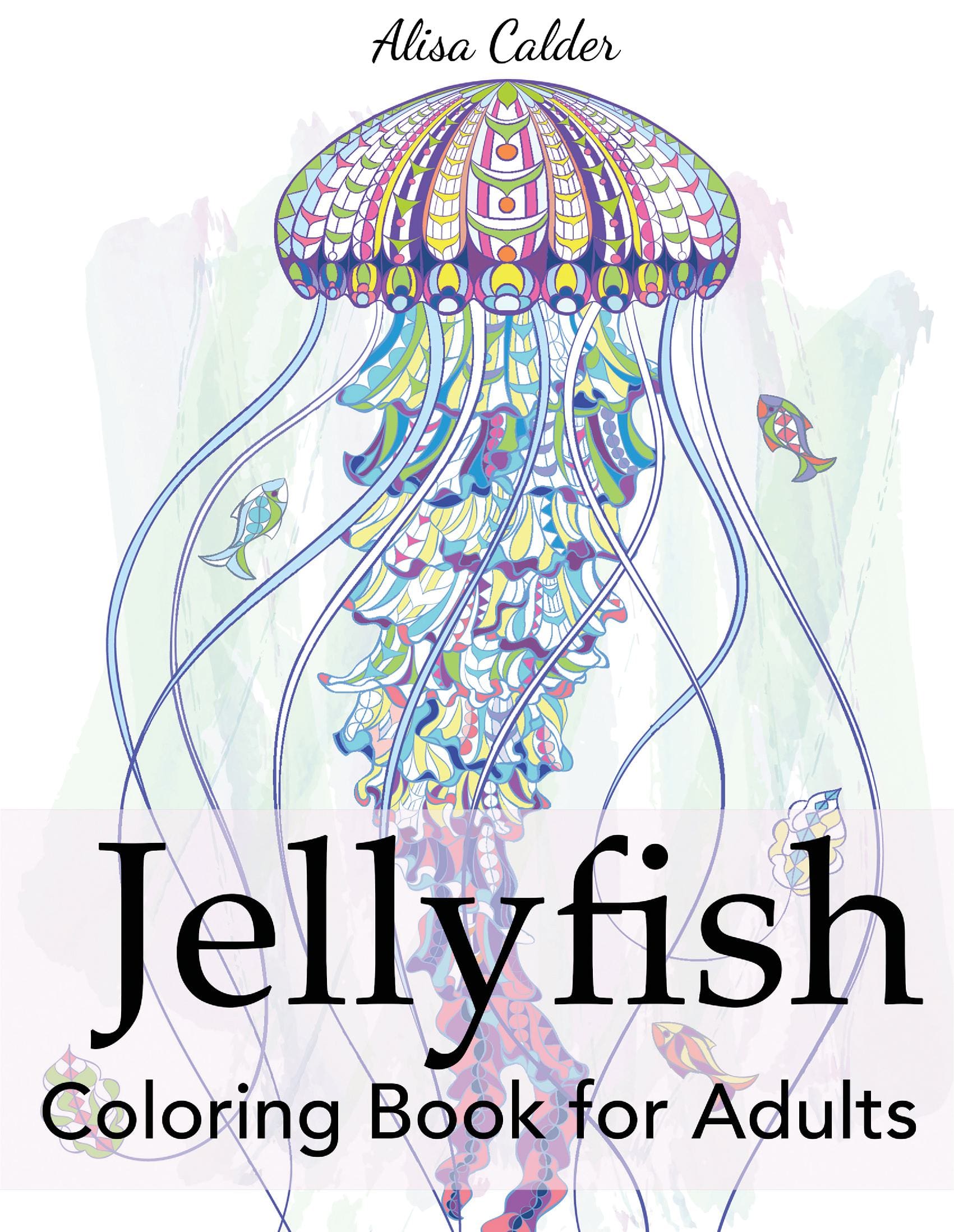 Jellyfish Coloring Book for Adults
