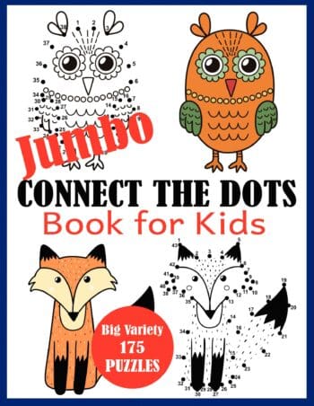 Jumbo Connect the Dots Book for Kids: Big Variety 175 Puzzles