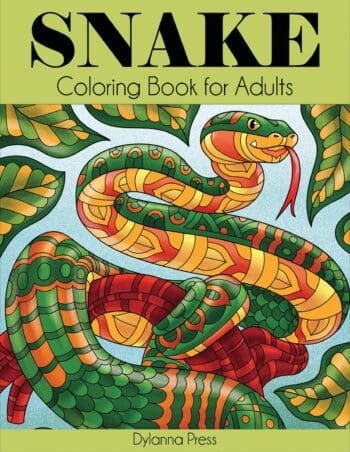 Snake Coloring Book for Adults