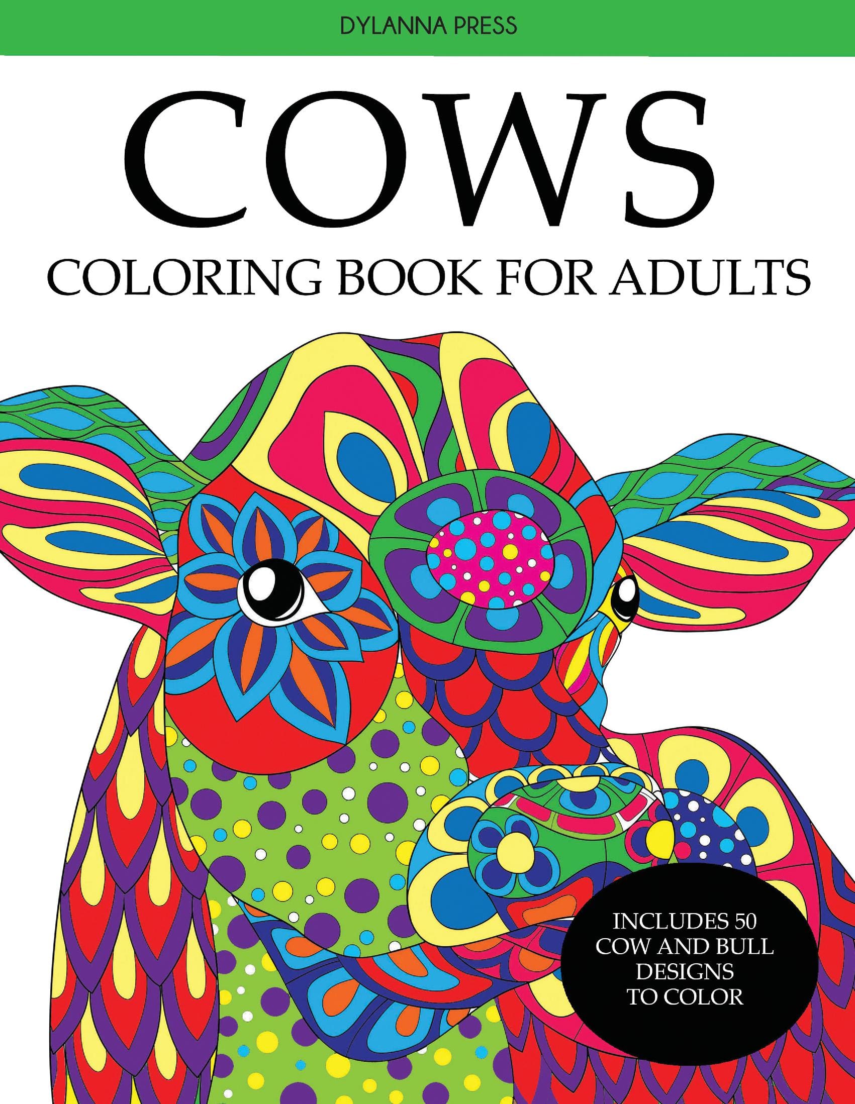 Cows Coloring Book for Adults