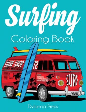 Surfing Coloring Book