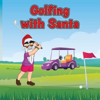 Golfing With Santa Hardback