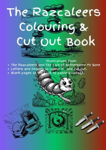 The Razcaleers Colouring & Cut Out Book